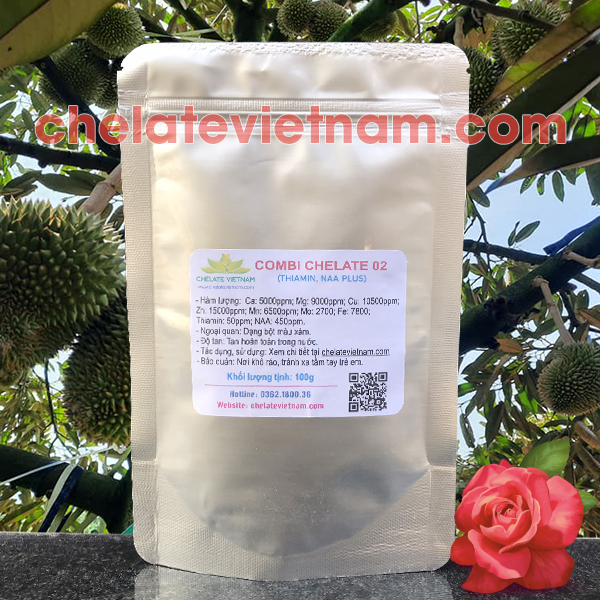 Phân bón vi lượng Combi Chelate 02 (Thiamin, NAA Plus) (100g)
