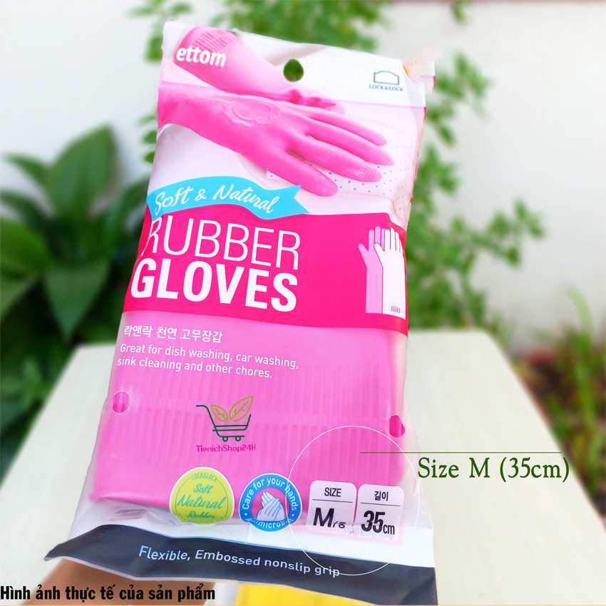 Dishwashing gloves Rubber Bowl natural thick type Lock & lock pink-dishwashing gloves, wash bowl super thick, super beautiful durable, safety-rubber gloves soft, smoothly, sure, good elasticity-genuine Lock & Lock