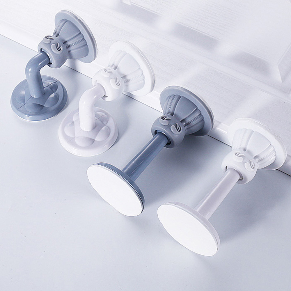 Sticker Stopper 【TopazTrove】Self Adhesive ABS Silicone Suction Type Silent Door Stopper ...