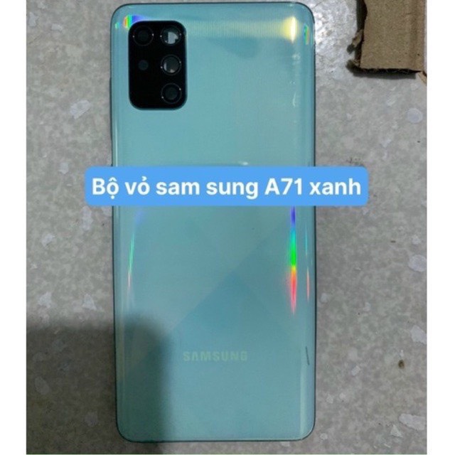 bộ vỏ zin hãng sam sung a71 full đồ kèm(kính camera,phím bấm,lưng sườn)