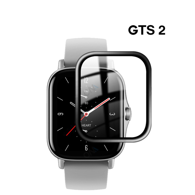 3D PMMA miếng bảo vệ màn hình Bảo Hiểm Đầy Đủ Cho Huami AMAZFIT GTS 2E GTS2 Mini GTS3 Smartwatch miếng bảo vệ màn hình