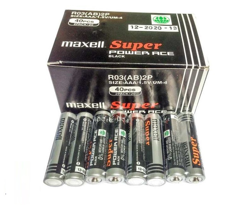 Pin Maxell AA, AAA - Hộp 40 viên