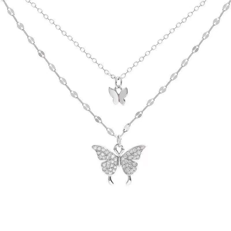 %E3%80%90New%20Arrivals%E3%80%91Cold%20Style%20Ins%20Alloy%20Double%20Layer%20Butterfly%20Necklace%20Women's%20High-end%20Flash%20Diamond%20Design%20Elegant%20Light%20Luxury%20Clavicle%20Chain%20Necklace%20Chain%20-%20Image%205