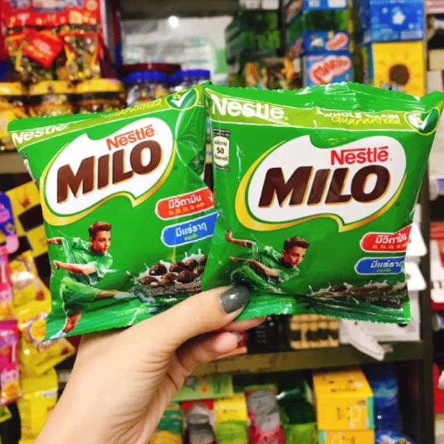 [LỐC 13 GÓI] Snack ngũ cốc ăn sáng Milo Nestle Thái Lan