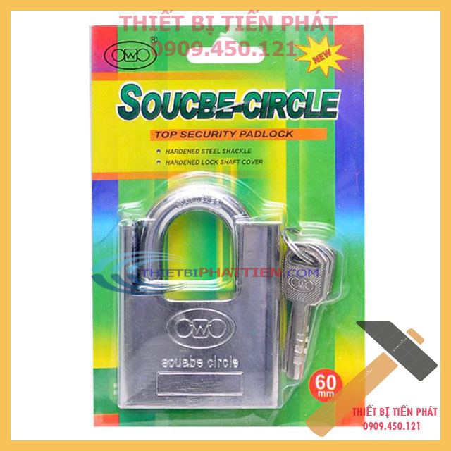 Ổ khóa cửa chống cắt 3 vòng soucbe circle 60mm