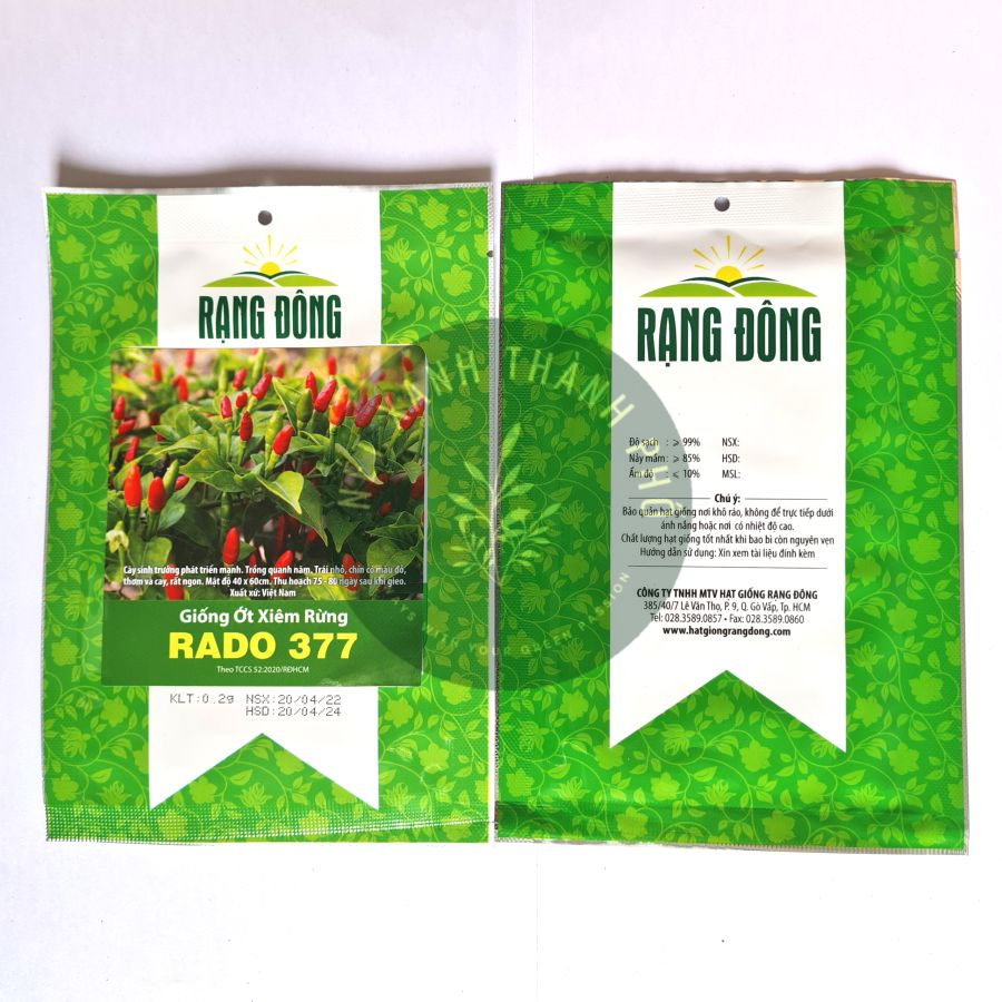 Hạt giống Ớt Xiêm Rừng