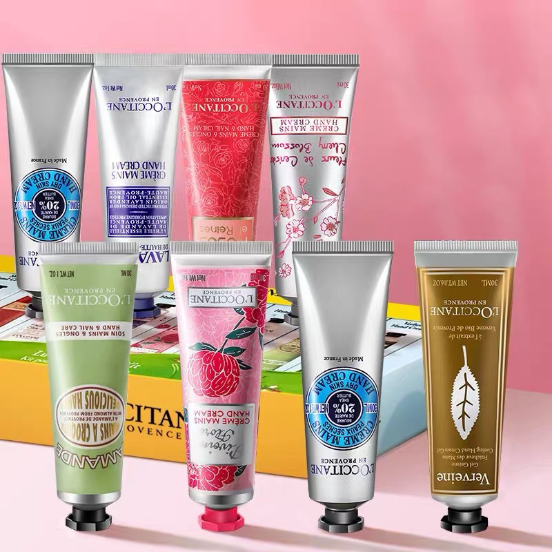 8pcs/30ml LOCCITANE Hand Cream Set L'occitane Shea Butter/Rose/Cherry ...