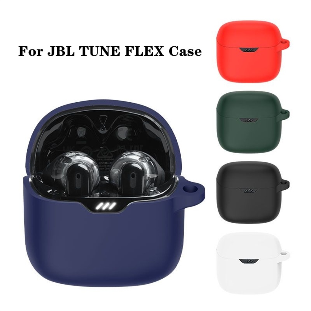 READY STOCK! For JBL TUNE FLEX Case Solid color series for JBL TUNE FLEX Casing Soft Earphone Case Cover