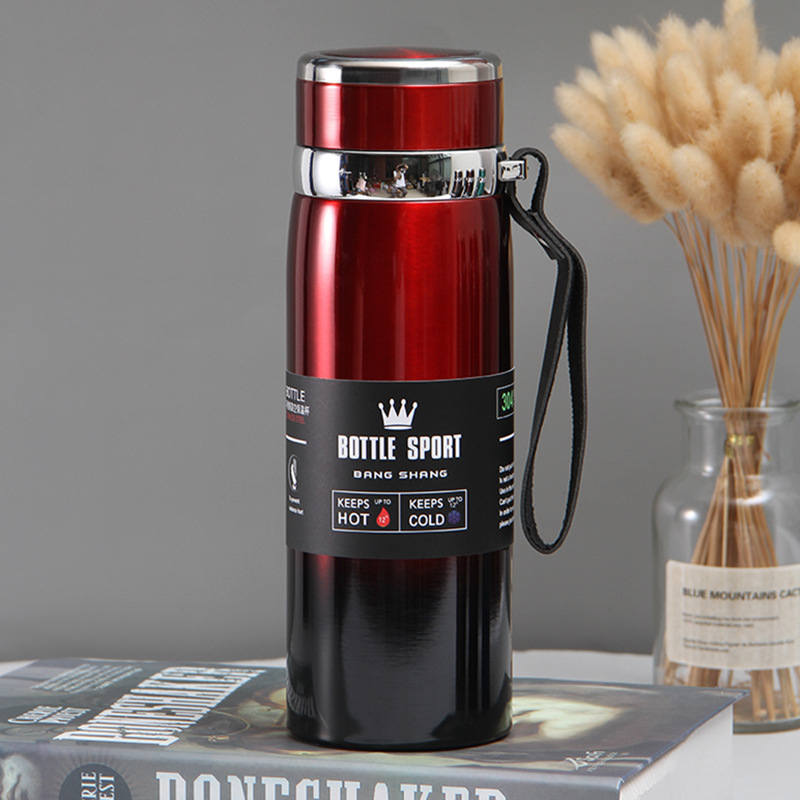 Bình giữ nước nóng, lạnh inox cao câp bình giữ nhiệt cao cấp dung tích 600ml - Bình nước giữ nhiệt inox cao cấp thuận tiện mang nước nóng lạnh pha trà, pha cà phê mang đi học, đi du lịch
