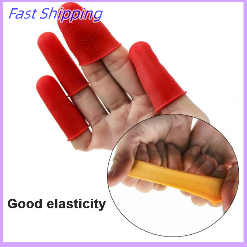 🔥🔥🔥【Fast Shipping】 3Pcs Silicone Anti-cut Heat Resistant Finger Protector Fingers Cap Cooking Tool