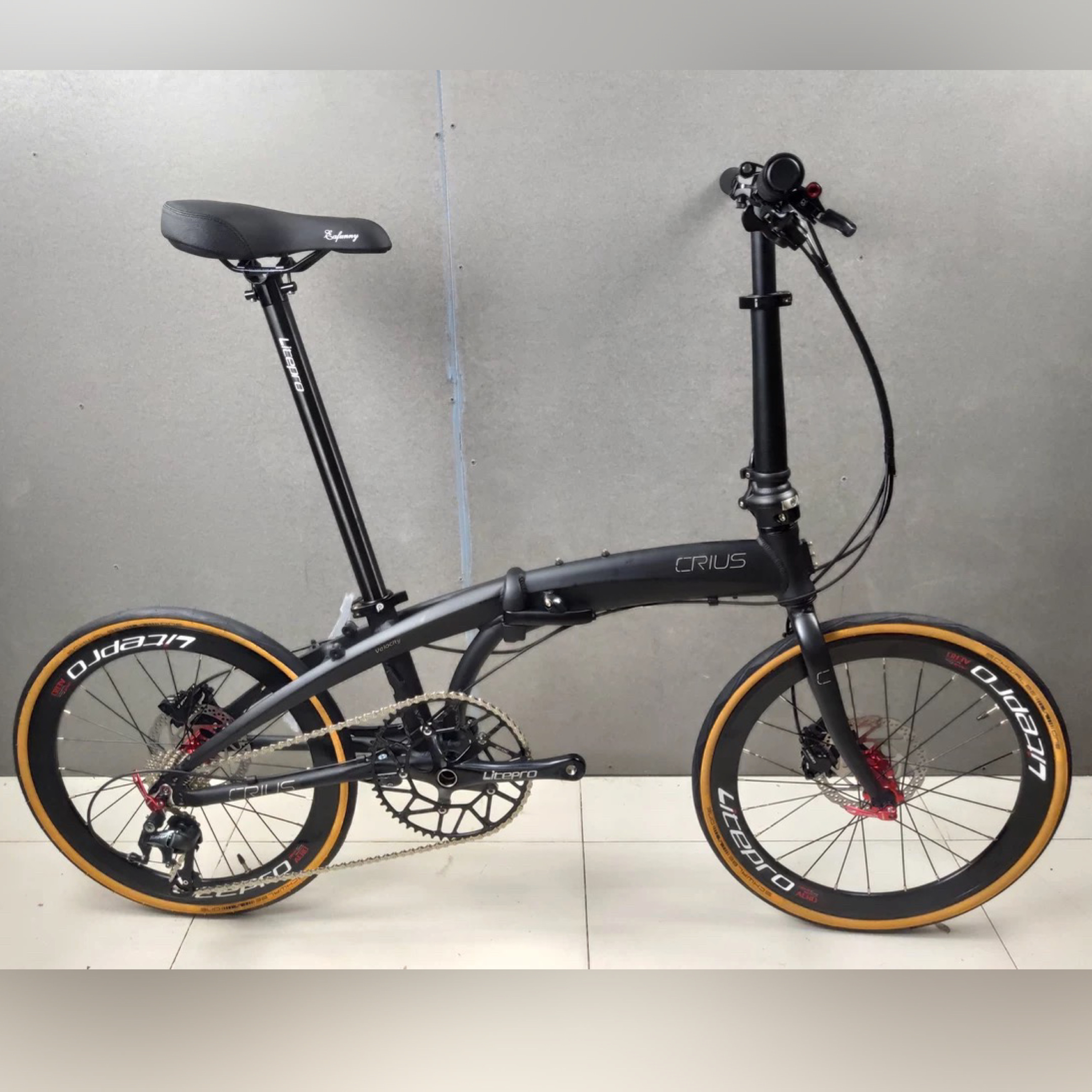 crius litepro folding bike