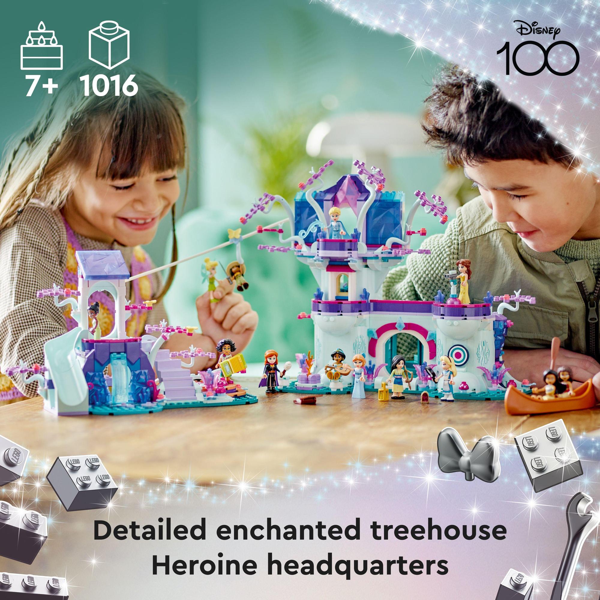 LEGO Disney Classic 43215 The Enchanted Treehouse Building Toy Set