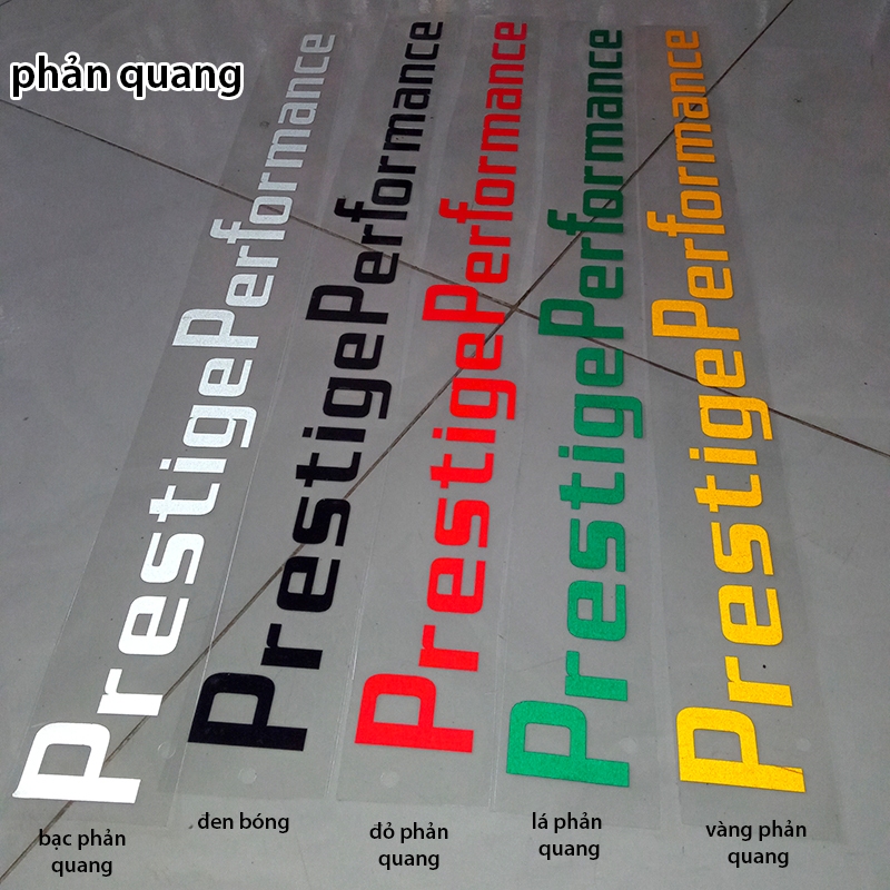 Tem Phản Quang Dán Kính ô tô Prestige Performance 55 x 5cm