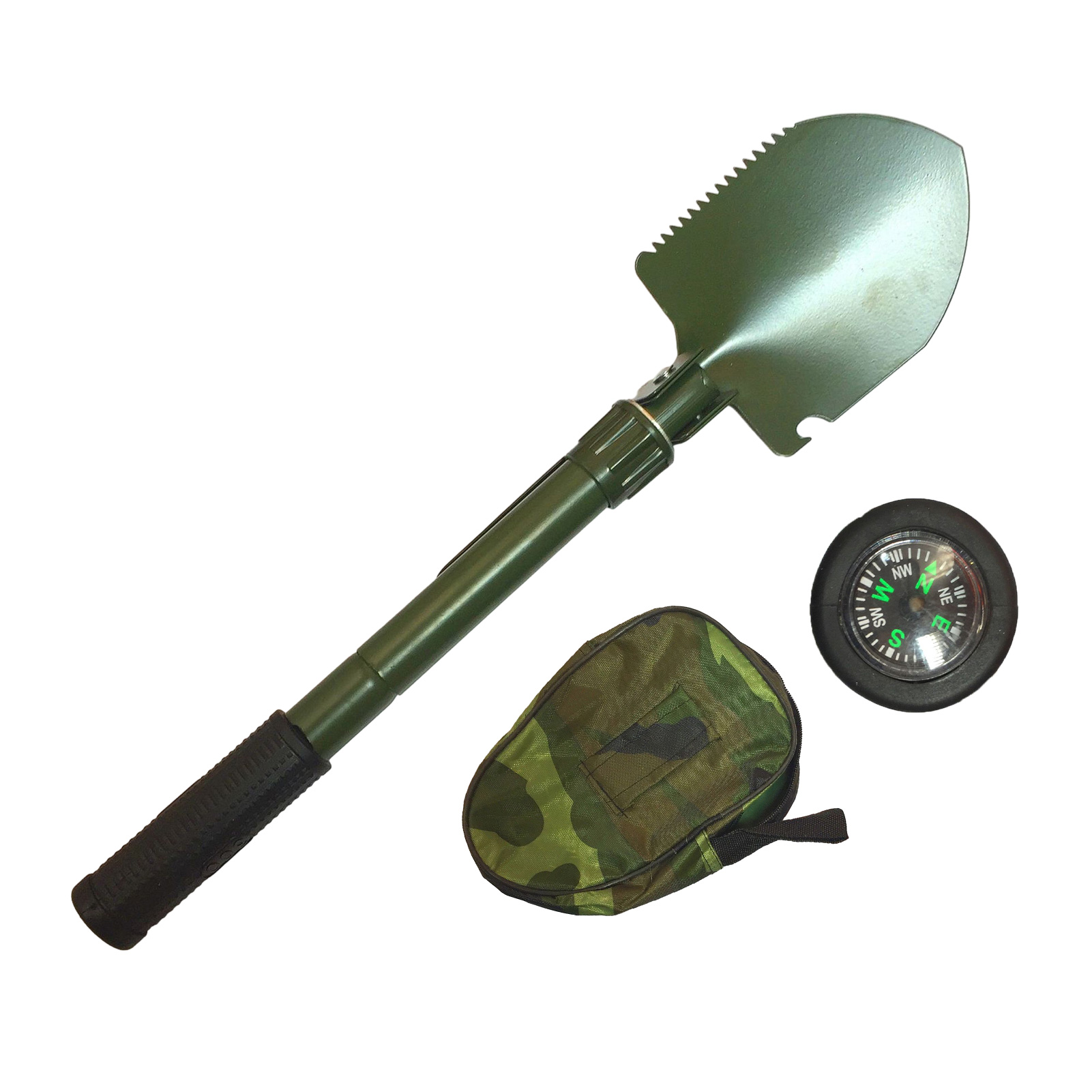 Multi-functional Folding Shovel Portable Shovel for Backpacking Portable Military Folding Shovel with Tactical Carry Case Essential Outdoor Camping Tool for Adventurers