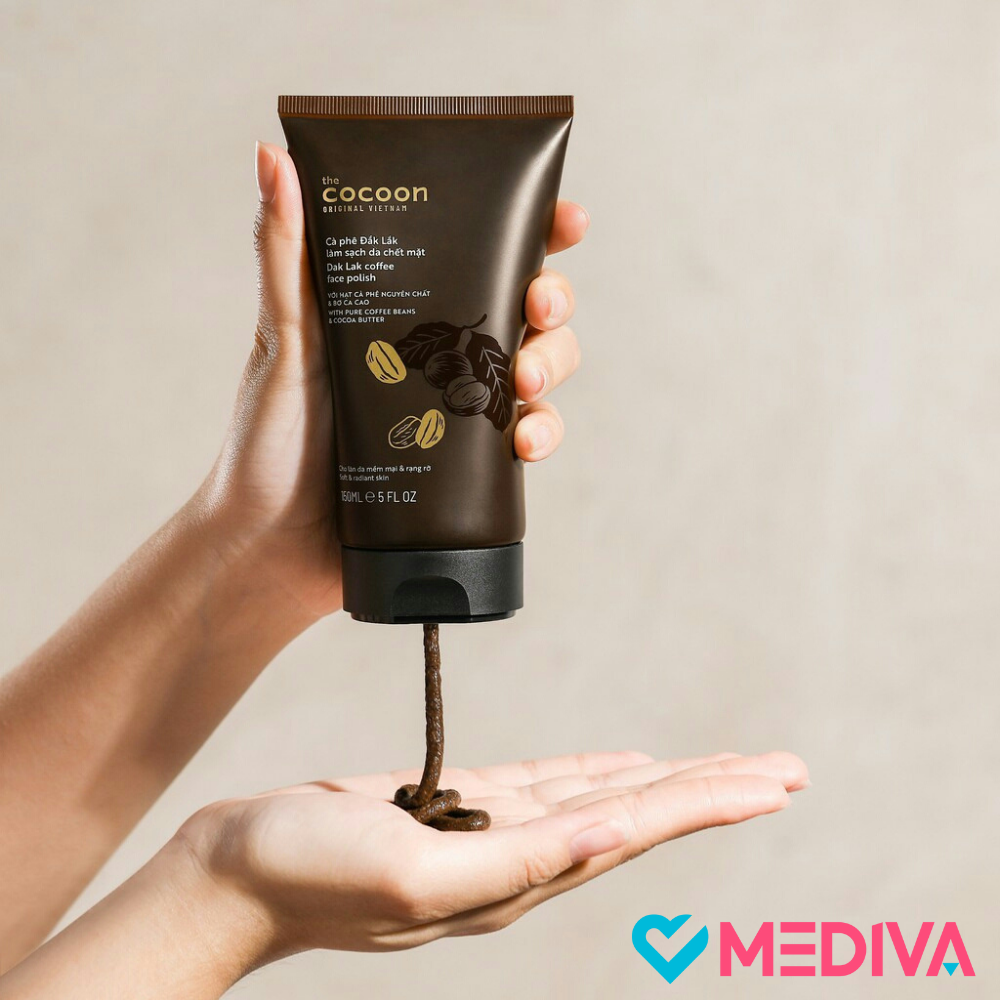 Coffee Face Polish 150ml | Scrub Exfoliate Hydrate Moisturize Facial Mask |  Vietnam Cocoon Mediva | Lazada Singapore