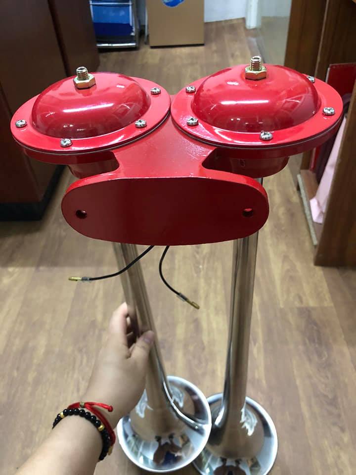 CÒI HƠI 2 LOA ĐẾ ĐỎ