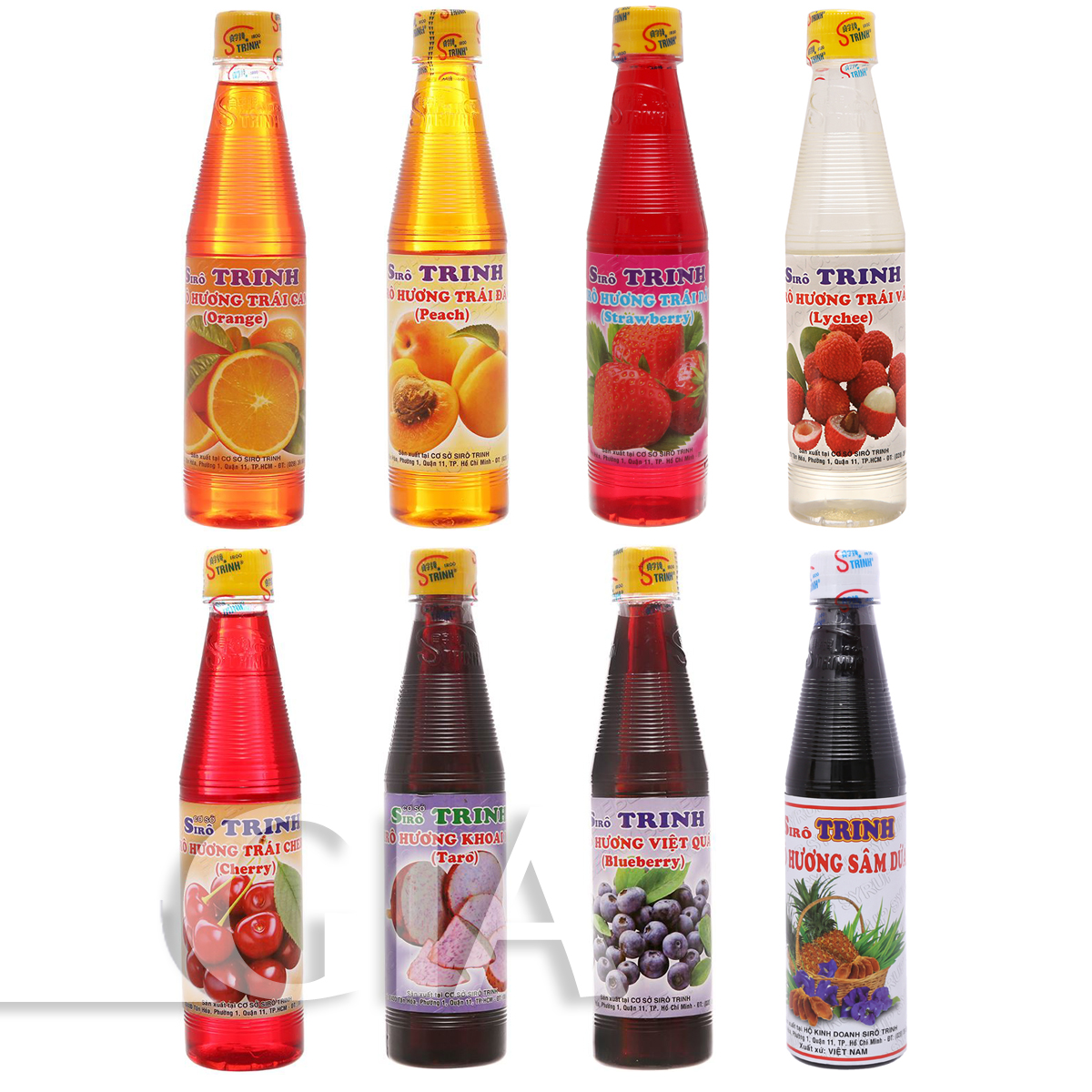Siro Trinh chai nhựa 600ml (đủ mùi)
