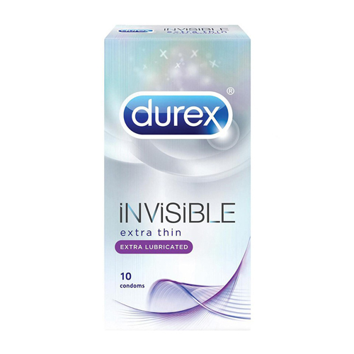 Bao cao su siêu mỏng Durexx Invisible Extra Thin Extra Sensitive 1 Hộp 10 Bao
