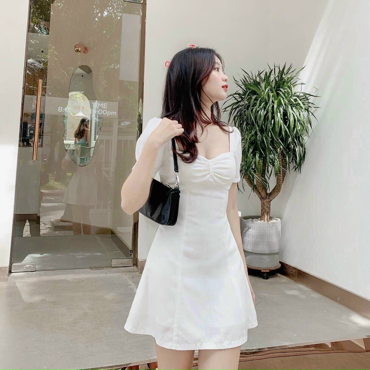 LIKEHER - ĐẦM NỮ D2268 MÀU ĐEN TRẺ TRUNG SIÊU TÔN DÁNG