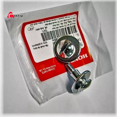 Bộ Ốc  cốp 2 cạnh bắt xe Dream xịn ( fun bộ 4 chi tiết Ốc cốp xe kèm long đền đệm phẳng zin Chính hãng Honda) ALONGTOL
