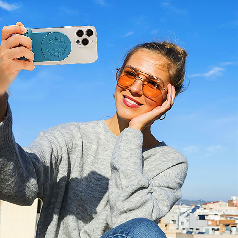 Macsafe Magnetic Camera Handle Bluetooth Stabilizers For Cell Phones Photo Bracket Anti-shake Selfie For Magsafe Wireless Charge.