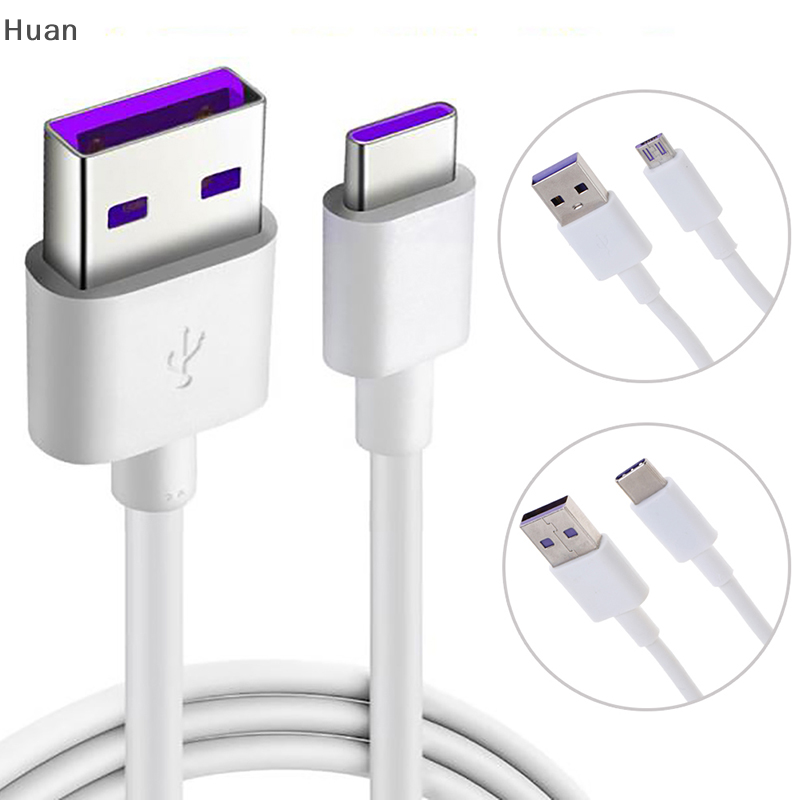 Huan Cáp Micro USB/Type-C 5A Cáp Sạc Nhanh Cáp sạc USB Android đồng bộ dữ liệu