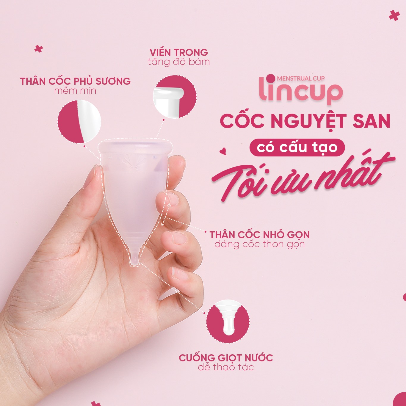 cốc nguyệt san lincup