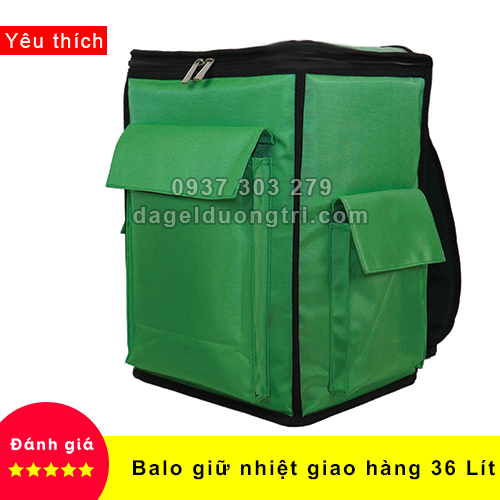 Balo giữ nhiệt giao hàng 36l