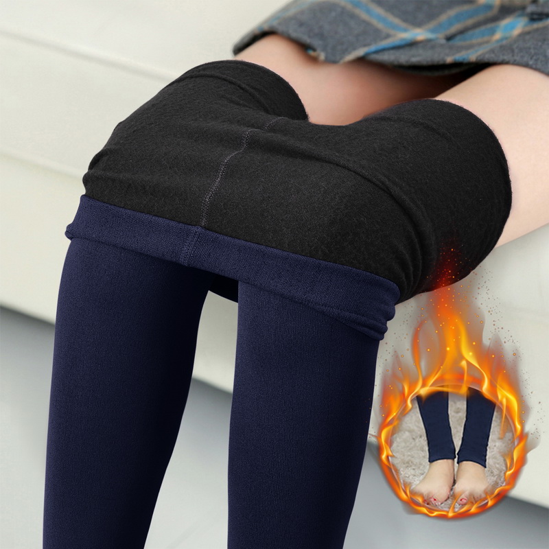 Women Thermal Leggings 100g Thermal Inner Wear Fleece Winter Pants