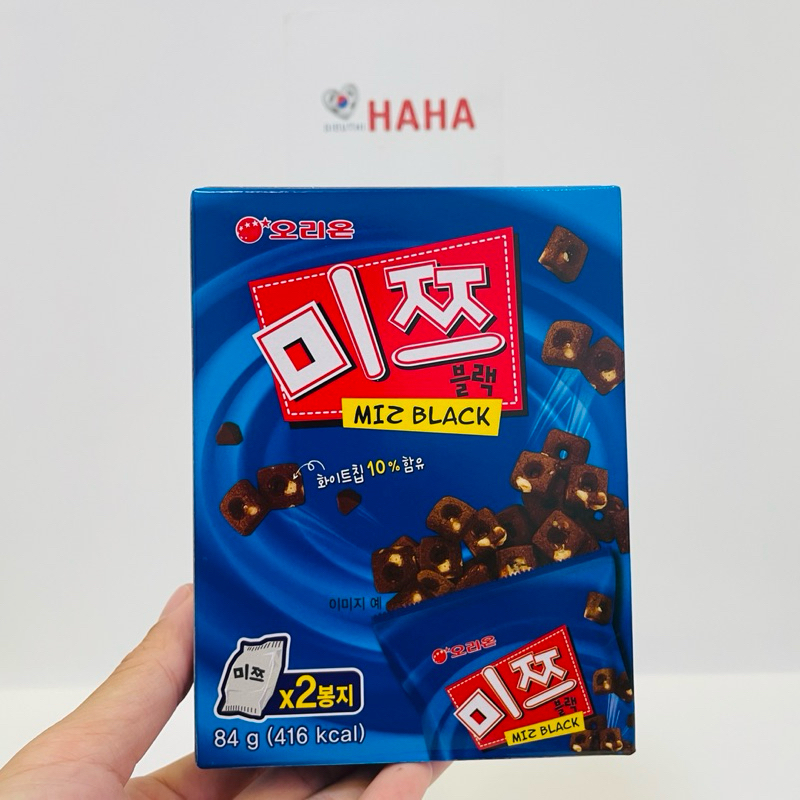 Bánh snack mizblack orion hàn quốc 84g (Hộp 2 gói) 오리온 미쯔