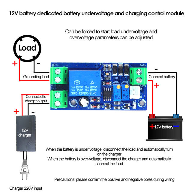 Protection Module Automatic Switching Module Ups Emergency Cut-Off 12v To 48v Control Board Power Supply Accessories. 