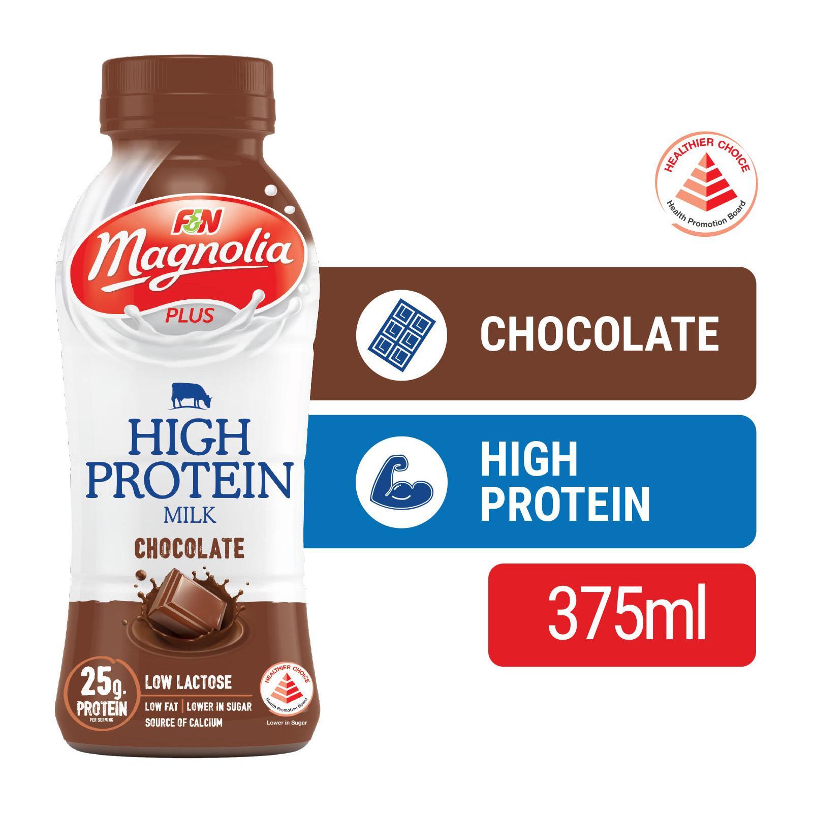 Magnolia PLUS High Protein Chocolate Milk 375ML Lazada Singapore