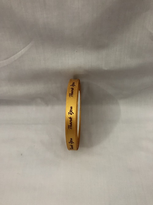 Ruy băng lụa 1 cm chữ "Thank You" đủ màu/cuộn