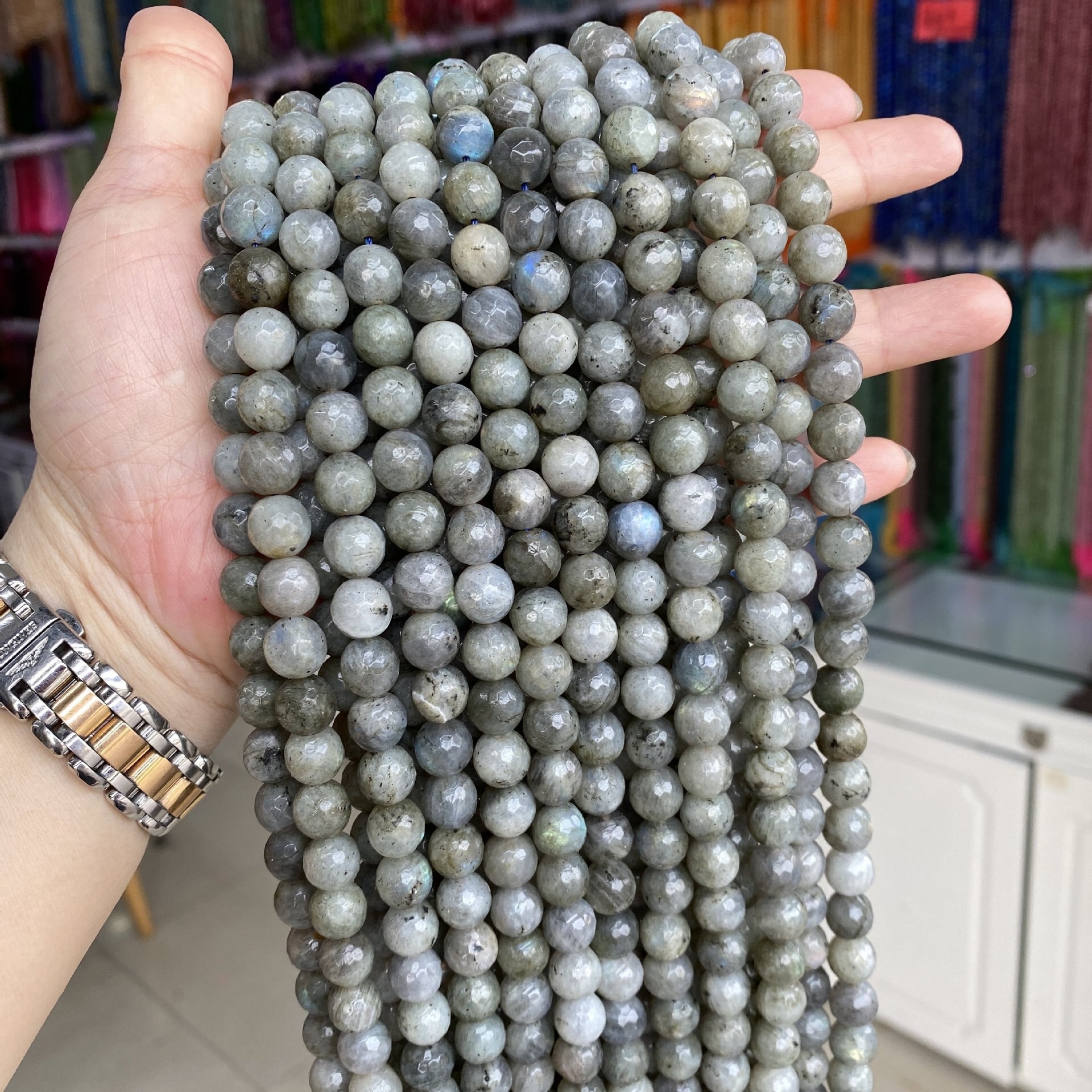 1Pcs Gray Flocked Bead Board For DIY Bracelet Necklace Beading