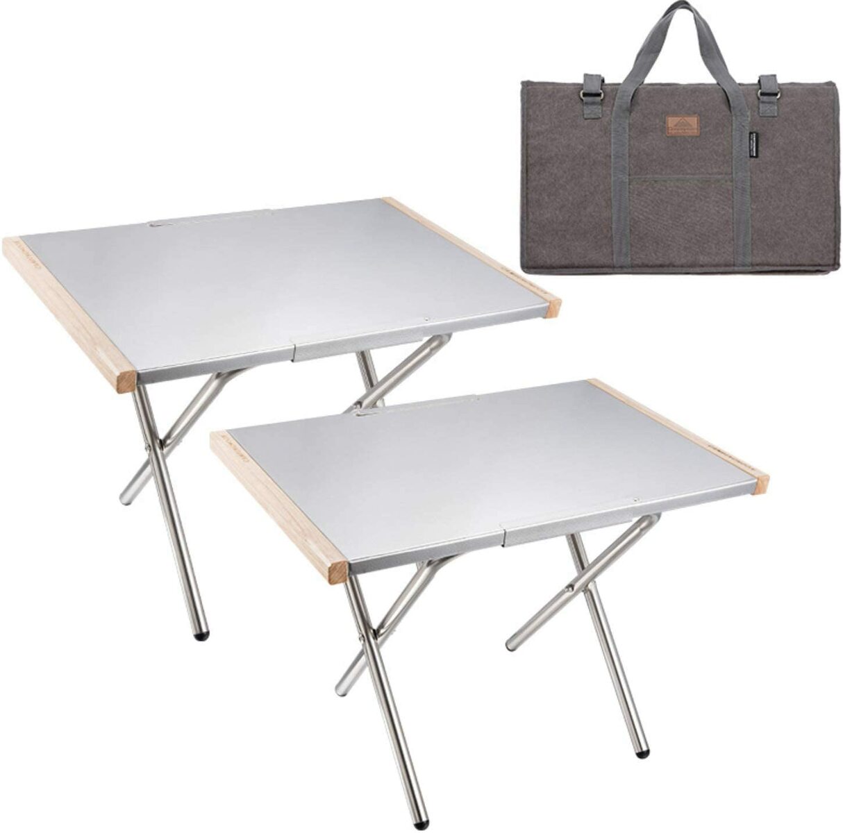 Bàn inox gấp gọn Campingmoon T-370