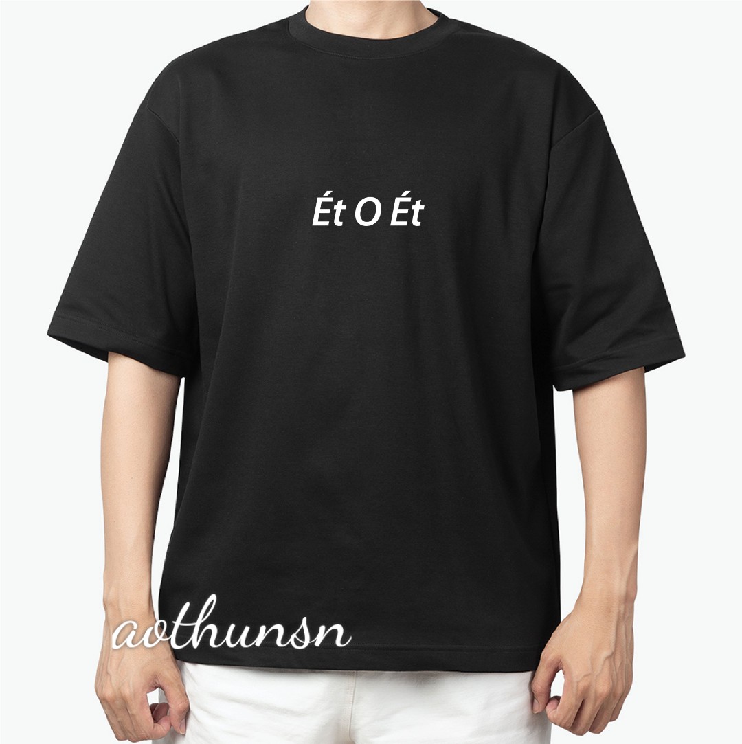 (aothunsn) Áo thun tay lỡ form rộng ÉT O ÉT