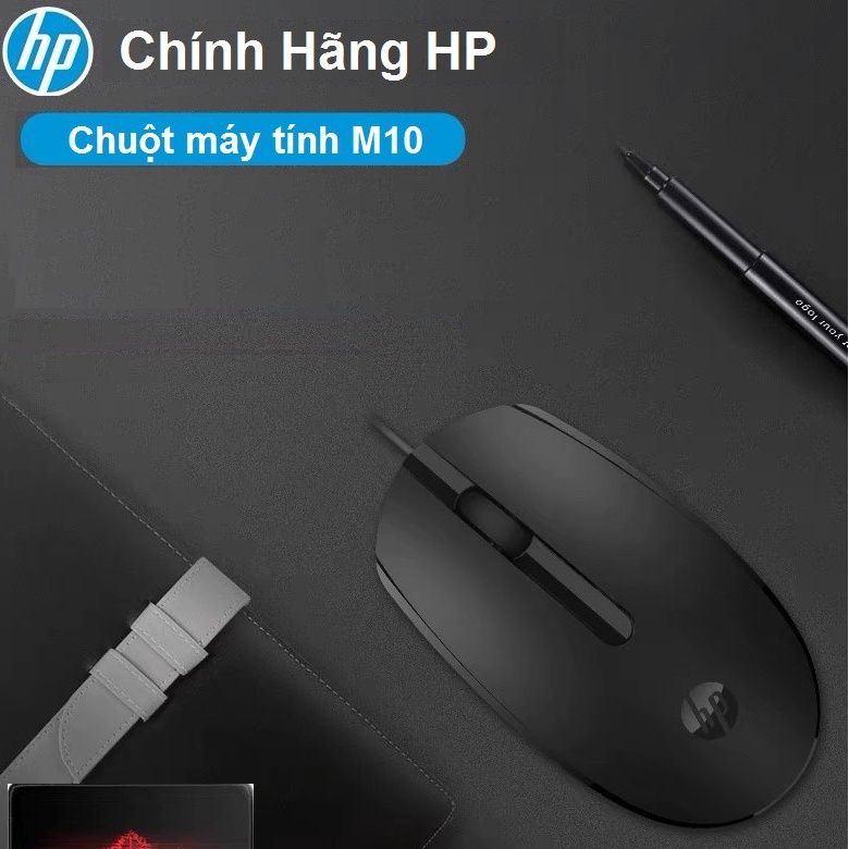 Chuột máy tính hp m10 chuột laptop pc mouse chơi game văn phòng