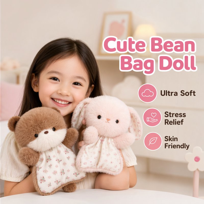Boneca de peluche mãe e bebé peluche almofada de conforto_voghion.com