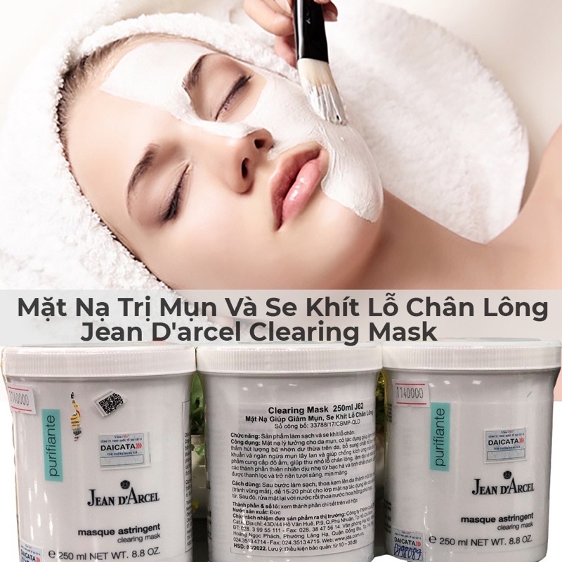 (HÀNG CTY) Mặt nạ  Clearing Mask Jean D’arcel cho da dầu mụn