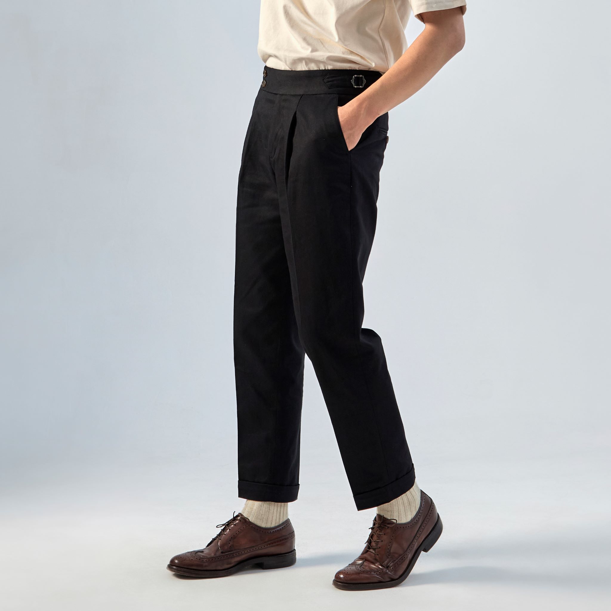 Quần Âu - Side Tab Trouser - OLDERISTER - Tiệm Cũ Kĩ