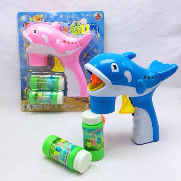 Bộ Đồ Chơi Cá Heo Bắn Bong Bóng Dành Cho Bé