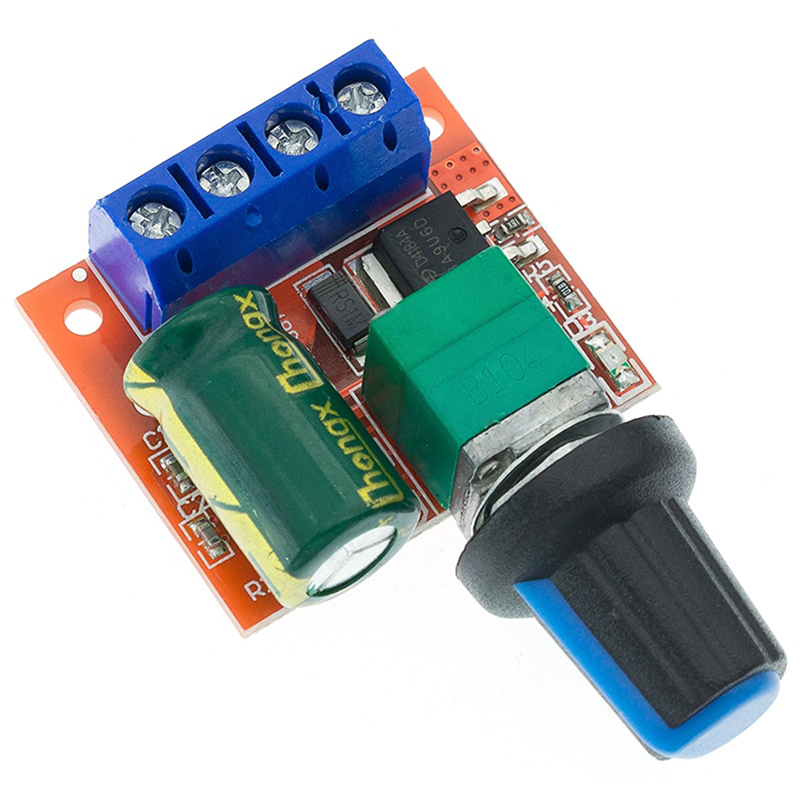 Hajimi mini 5a 90 wát pwm dc tốc độ động cơ điều khiển mô-đun dc-dc 5v-35v điều chỉnh điều chỉnh kiểm soát đốc chuyển đổi led dimmer
