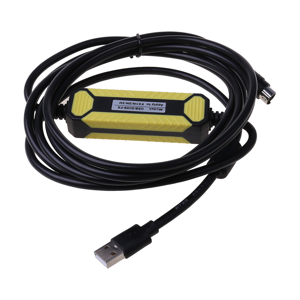Usb-sc09-fx programming cable for mitsubishi fx series plc communication cables