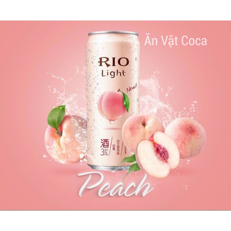 (10 Vị) Cocktail Hoa Quả Cao Cấp Rio Lon 330ml