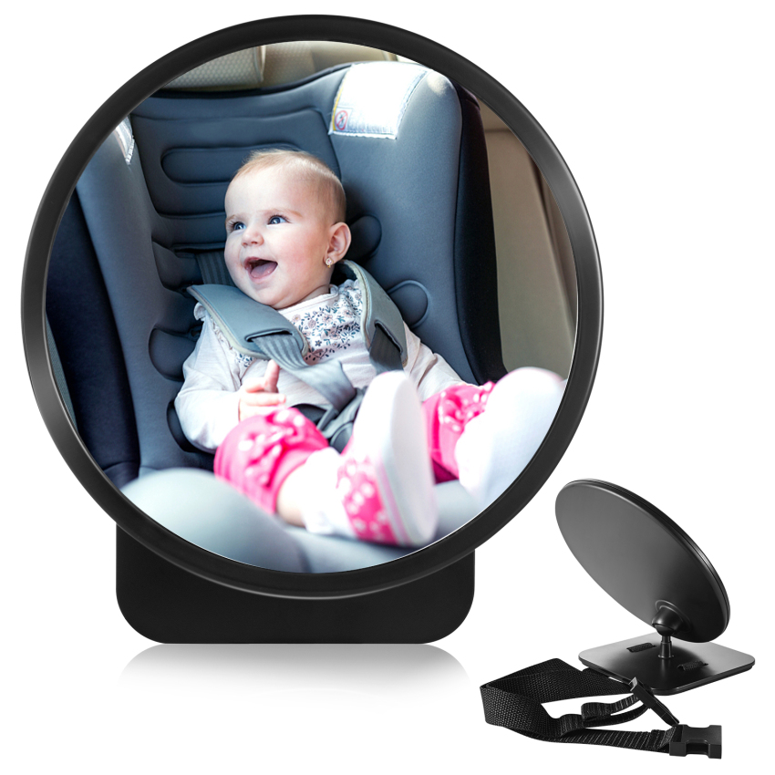 Rücksitzspiegel fürs Baby,360° Baby Autospiegel,Schwenkbar Auto