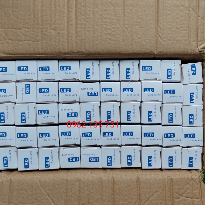 Bóng LED Nến (Quả Nhót) Dùng cho Đèn Chùm Đuôi E14, E27