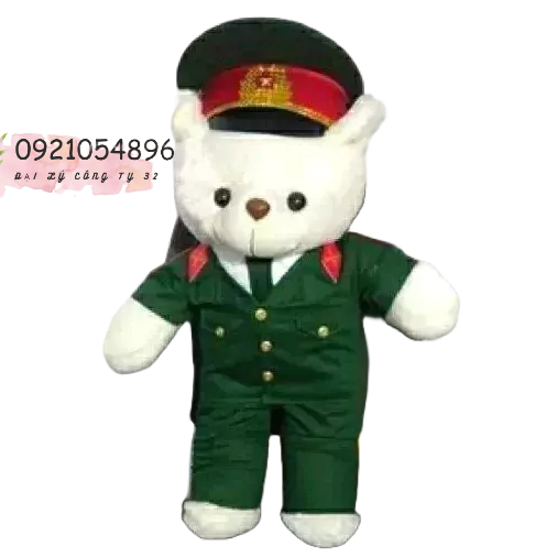 Gấu bông Quân đội Bô đội Luc quân 55cm