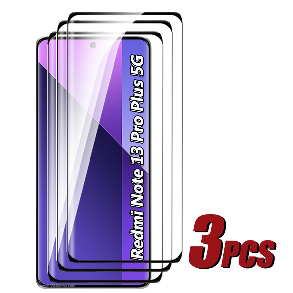 3-1Pcs 9H Glass Redmy Note13 Pro Plus 5G Glass Tempered Glass For Xiaomi Redmi Note 13 Pro+ 5G Explosion-Proof HD Screen Protector Film