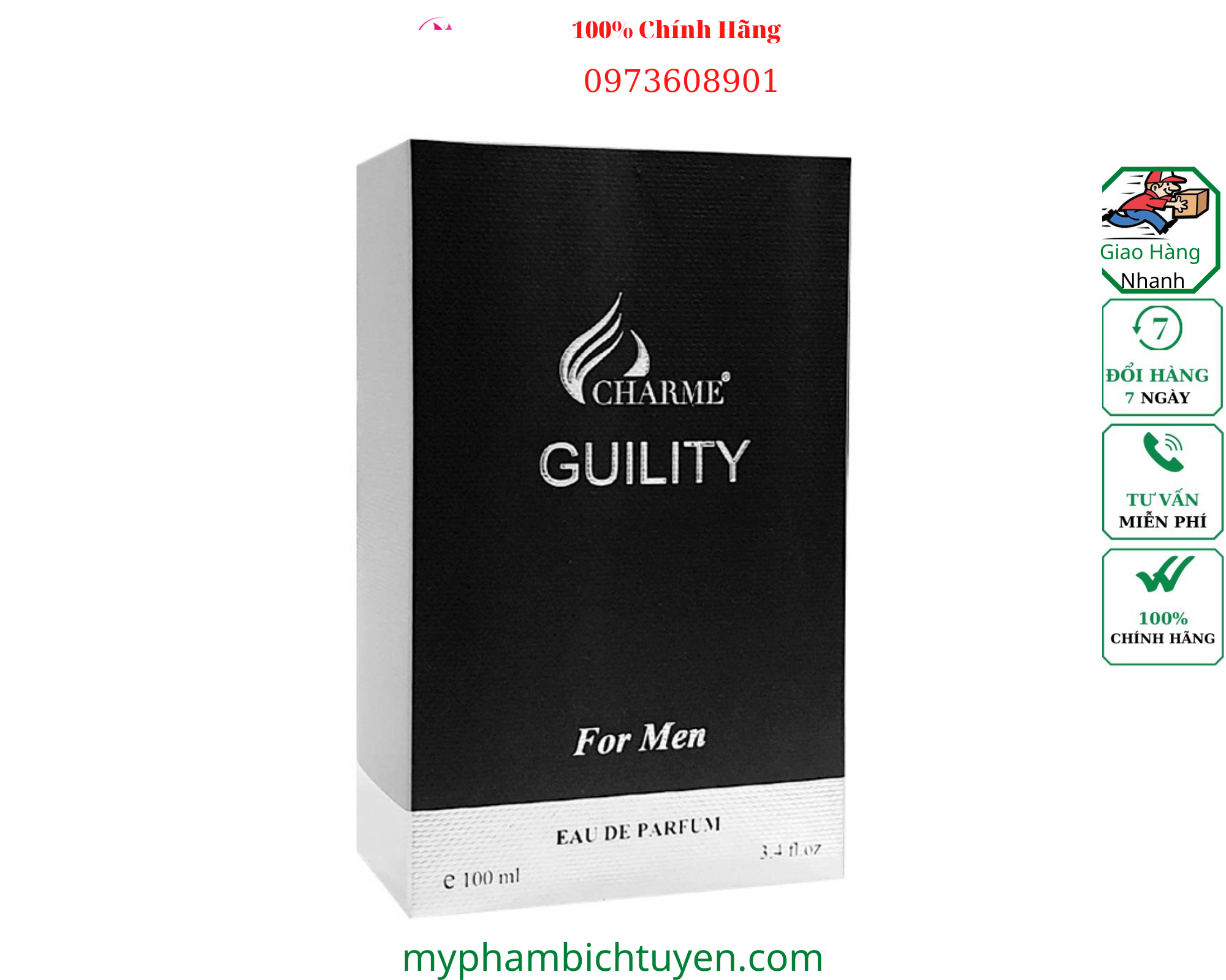 Nước hoa CHARME_Guility for men 100ml