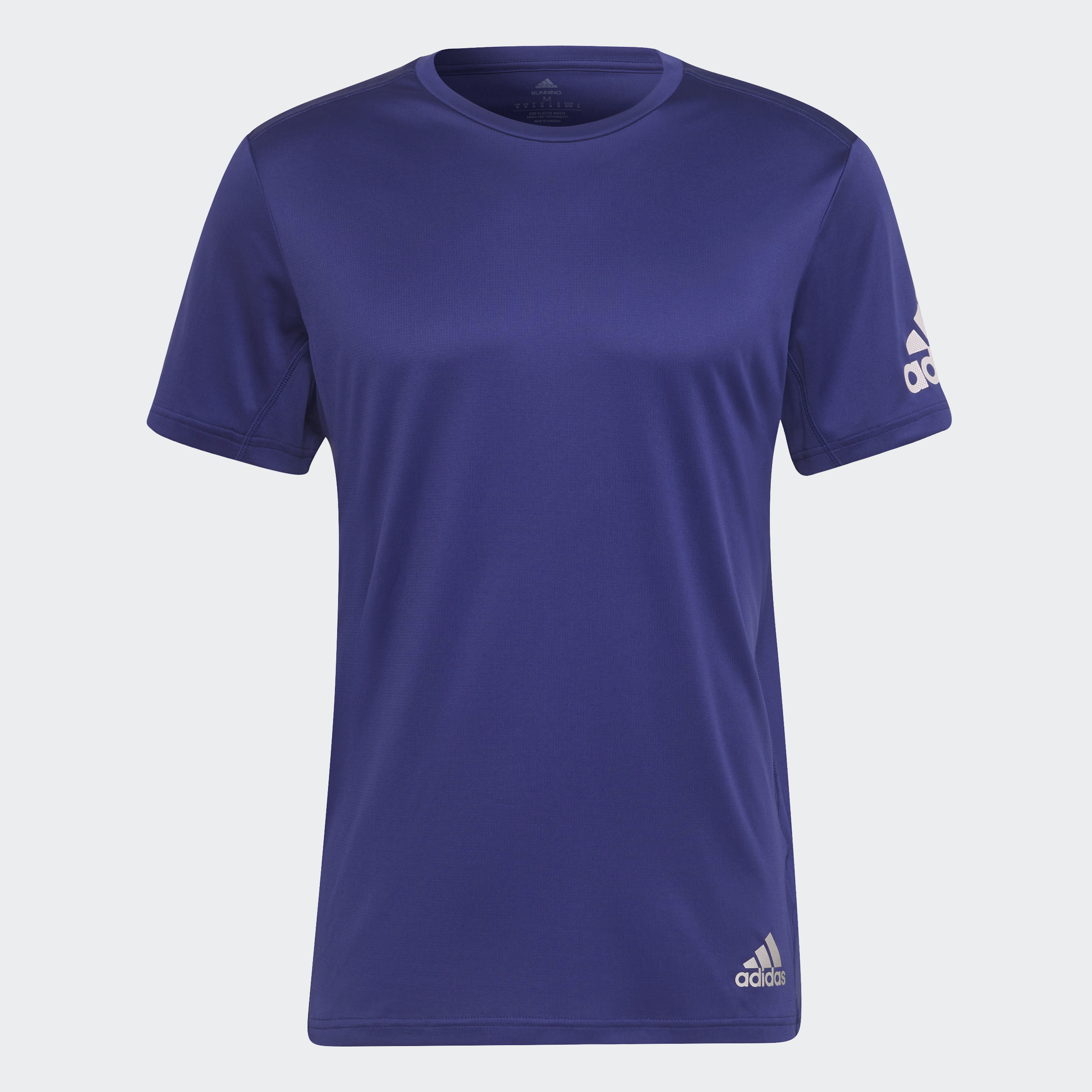Adidas chạy áo thun run it nam màu xanh da trời hb7482